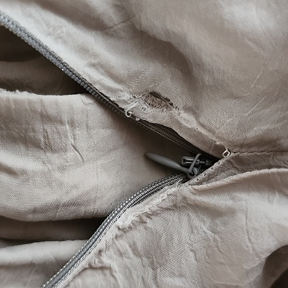 Johnny Was Beige Eyelet Embroidered Tan Dress Size Small - Picture 11 of 11